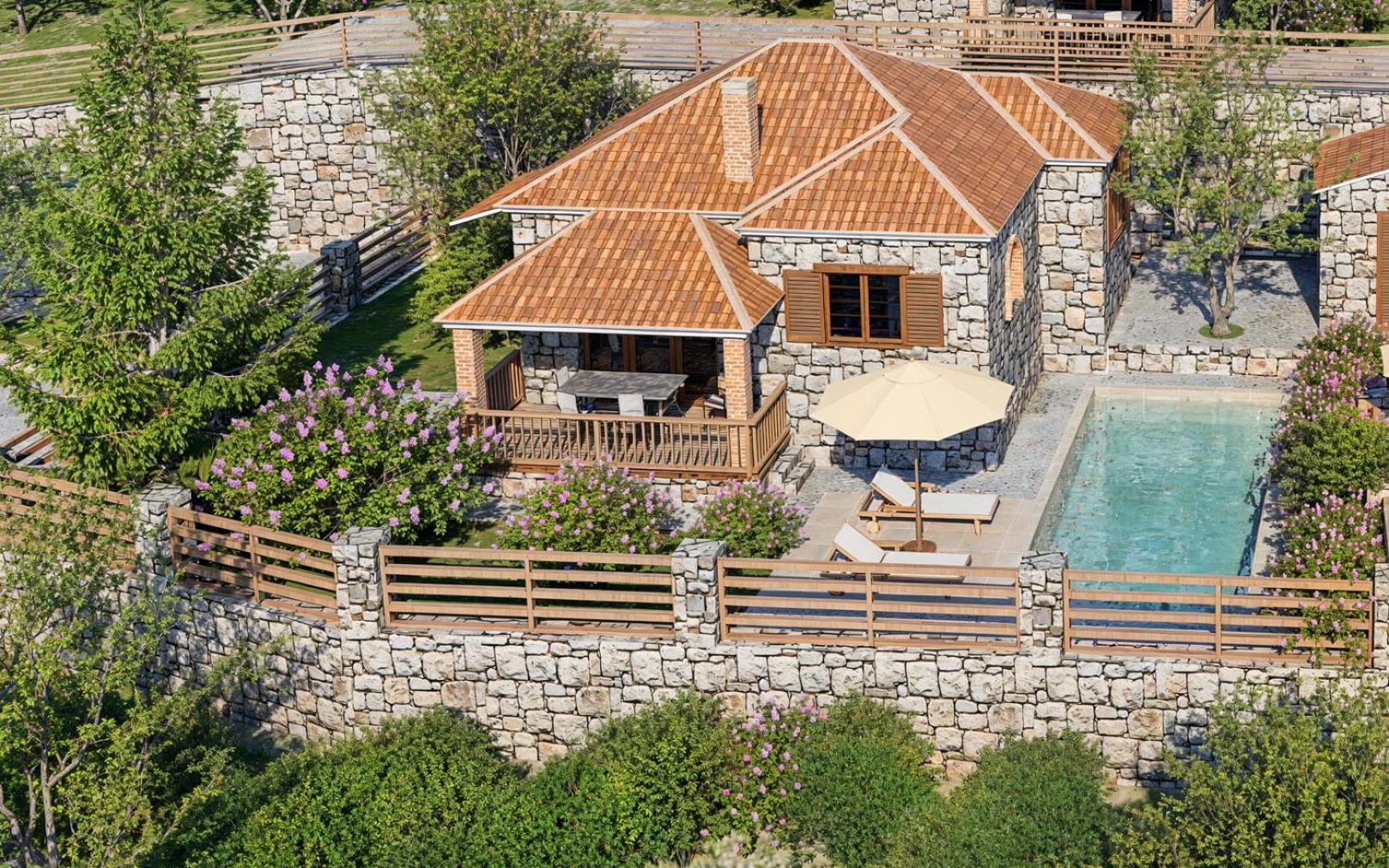 Vozas Villas - Traditional Houses With Great View تراغاكي المظهر الخارجي الصورة